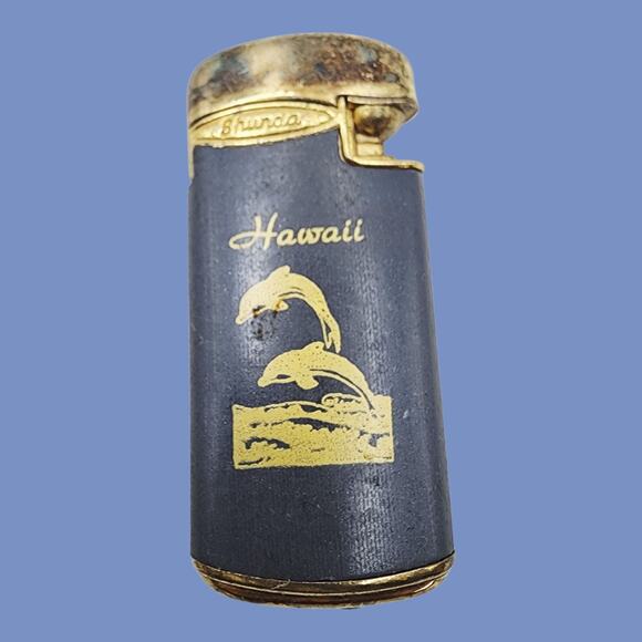 Shunda 80s Dolphin Hawaii Butane Lighter AS IS tobacciana Hawaiiana - Picture 1 of 8